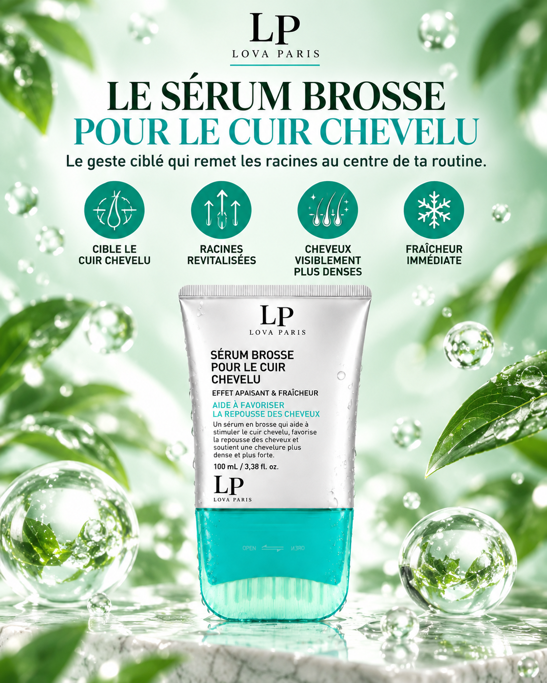 Sérum Capillaire à Brosse LovaParis